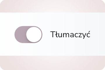 Przełącznik tłumaczenia, który pokazuje każde pytanie w Twoim języku