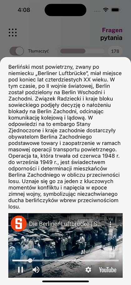 Szczegółowe wyjaśnienie pytania wraz z powiązanym filmem